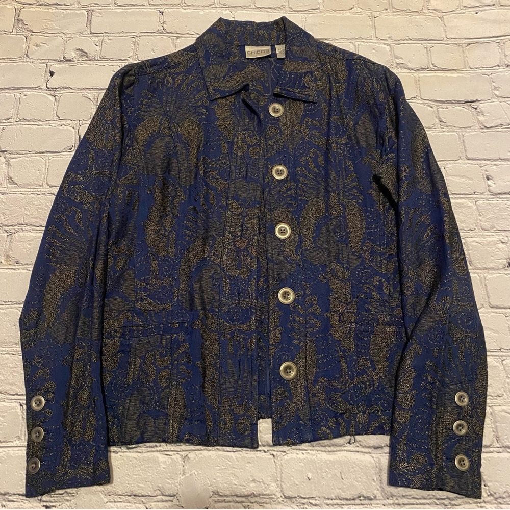 Chico’s Embroidered Jacket